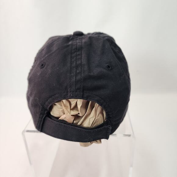 Alo Yoga Hat Hook & Loop Back One Size Black Embroidered Athletic Casual - Picture 3 of 7